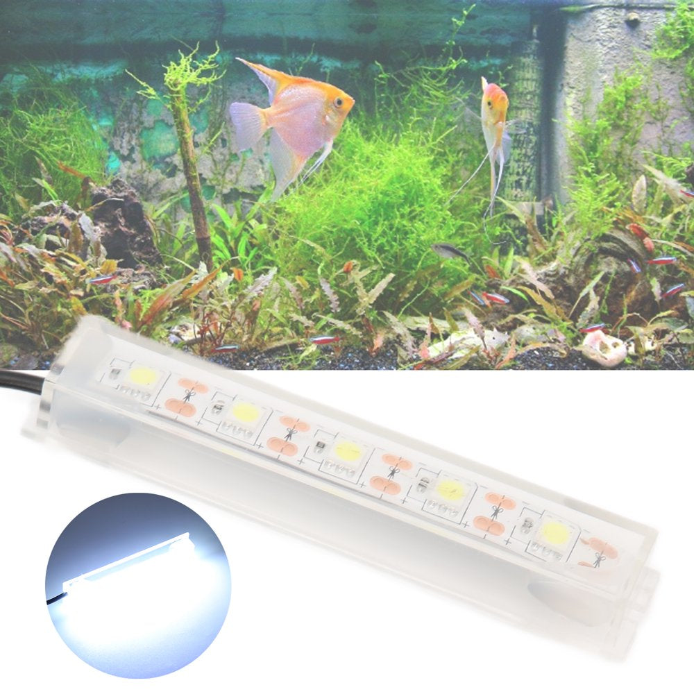 Mgaxyff Aquarium LED Light Small USB Betta Fish Tank Aquarium Plants White Light Supply