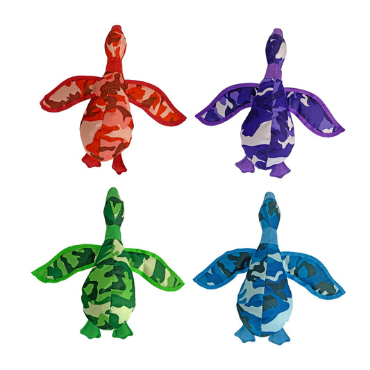 Multipet Camouflage Duck Dog Toy, Assorted Camouflage Colors, Size: 13" Animals & Pet Supplies > Pet Supplies > Dog Supplies > Dog Toys Multipet International, Inc.   