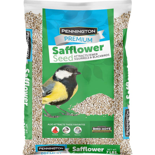 Premium 7 Lbs. Safflower Bird Seed Bird Food Animals & Pet Supplies > Pet Supplies > Bird Supplies > Bird Food Pennington   