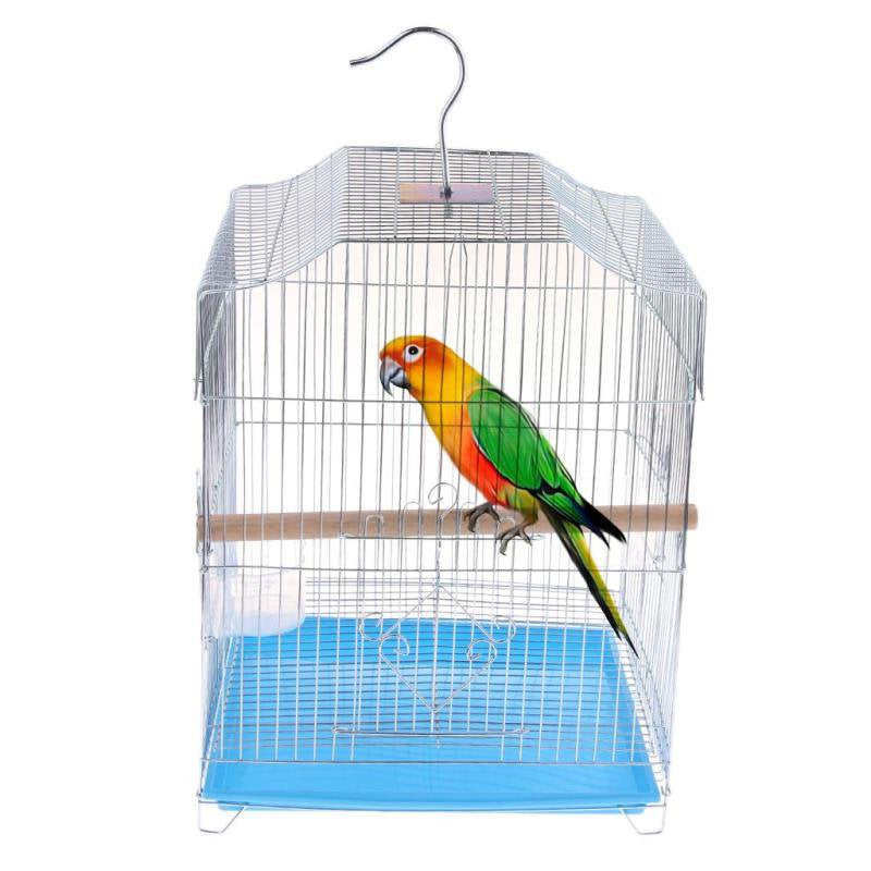 Pet Bird Cage with Stand Stick for Small Parrot Parakeet Conure Random H801D Animals & Pet Supplies > Pet Supplies > Bird Supplies > Bird Cages & Stands Magideal   