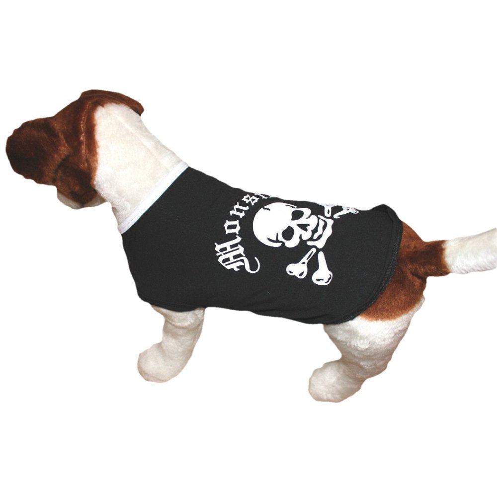 Dog Puppy Cat Pet Clothes Apparel Shirt Tank Vest Skull MONSTER Cotton Black Sz XS (Length - 8", Chest up to 14") Animals & Pet Supplies > Pet Supplies > Cat Supplies > Cat Apparel FDC   