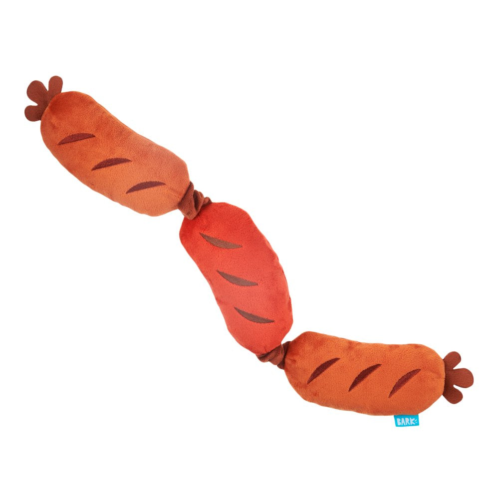 BARK Lickin' Links Dog Toy, Red with Brown - Barkfest in Bed Animals & Pet Supplies > Pet Supplies > Dog Supplies > Dog Toys BARK   