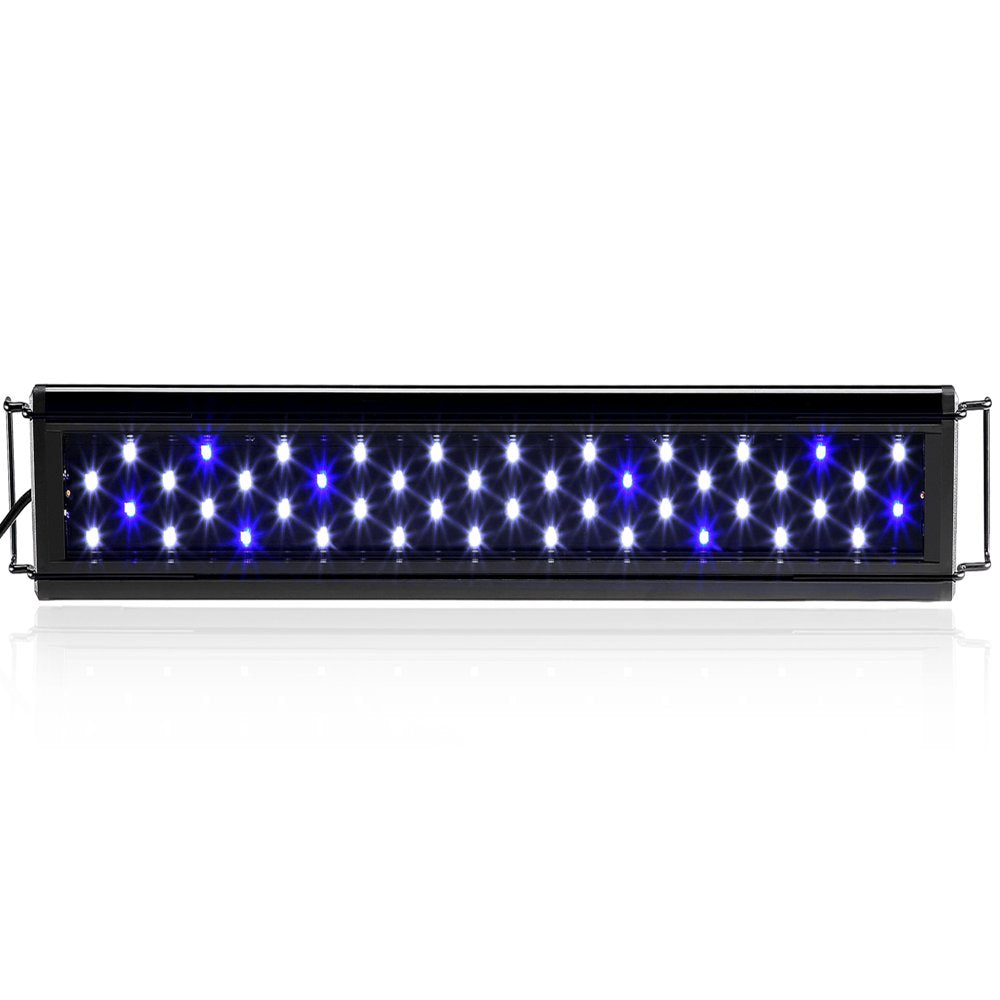 Aquaneat LED Aquarium Light Blue and White 48-54 Inch Fresh Water Fish Tank Light Animals & Pet Supplies > Pet Supplies > Fish Supplies > Aquarium Lighting AquaNeat   