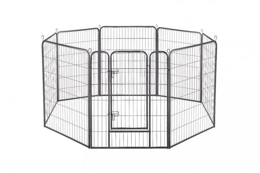 AFANQI 32" X 40" Heavy Foldable Indoor and Outdoor Pet Playpen, Pet Exercise Fence, Barrier Playpen, Kennel for Dogs and Cats Animals & Pet Supplies > Pet Supplies > Dog Supplies > Dog Kennels & Runs AFANQI   