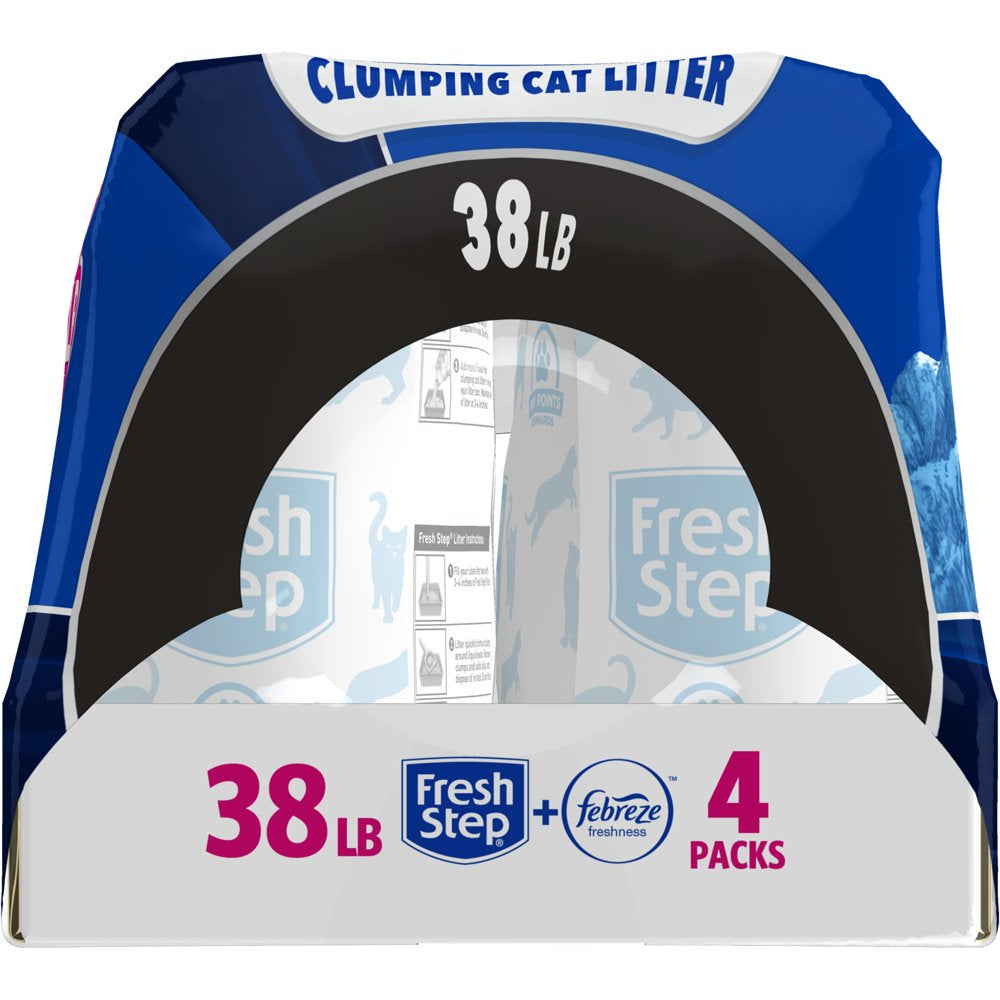 Fresh Step Extreme Scented Litter with the Power of Febreze, Clumping Cat Litter - Mountain Spring, 38 Lbs Animals & Pet Supplies > Pet Supplies > Cat Supplies > Cat Litter The Clorox Company   