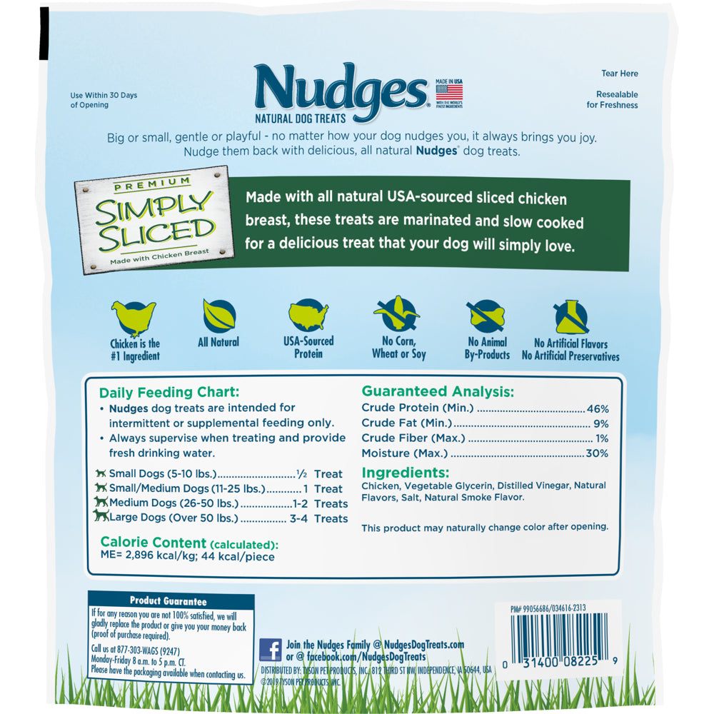 Nudges Simply Sliced Chicken Dog Treats, 12 Oz. Animals & Pet Supplies > Pet Supplies > Dog Supplies > Dog Treats Blue Buffalo   