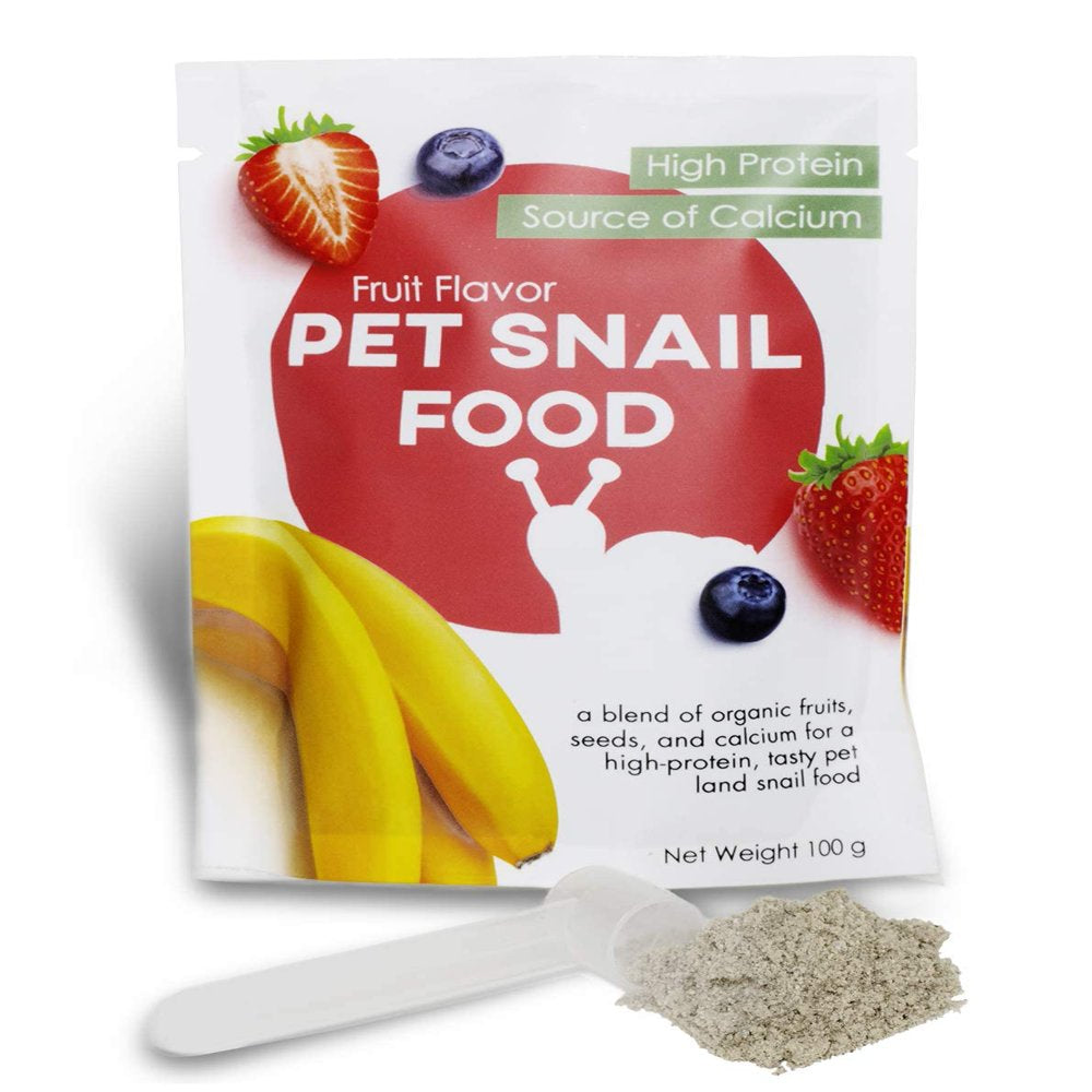 Fruit Flavored Pet Land Snail Food - Tasty High-Protein, Calcium Blend for Snails, Easy Addition to Your Garden Snails Terrarium or Snail Habitat Animals & Pet Supplies > Pet Supplies > Small Animal Supplies > Small Animal Food Southside Plants   