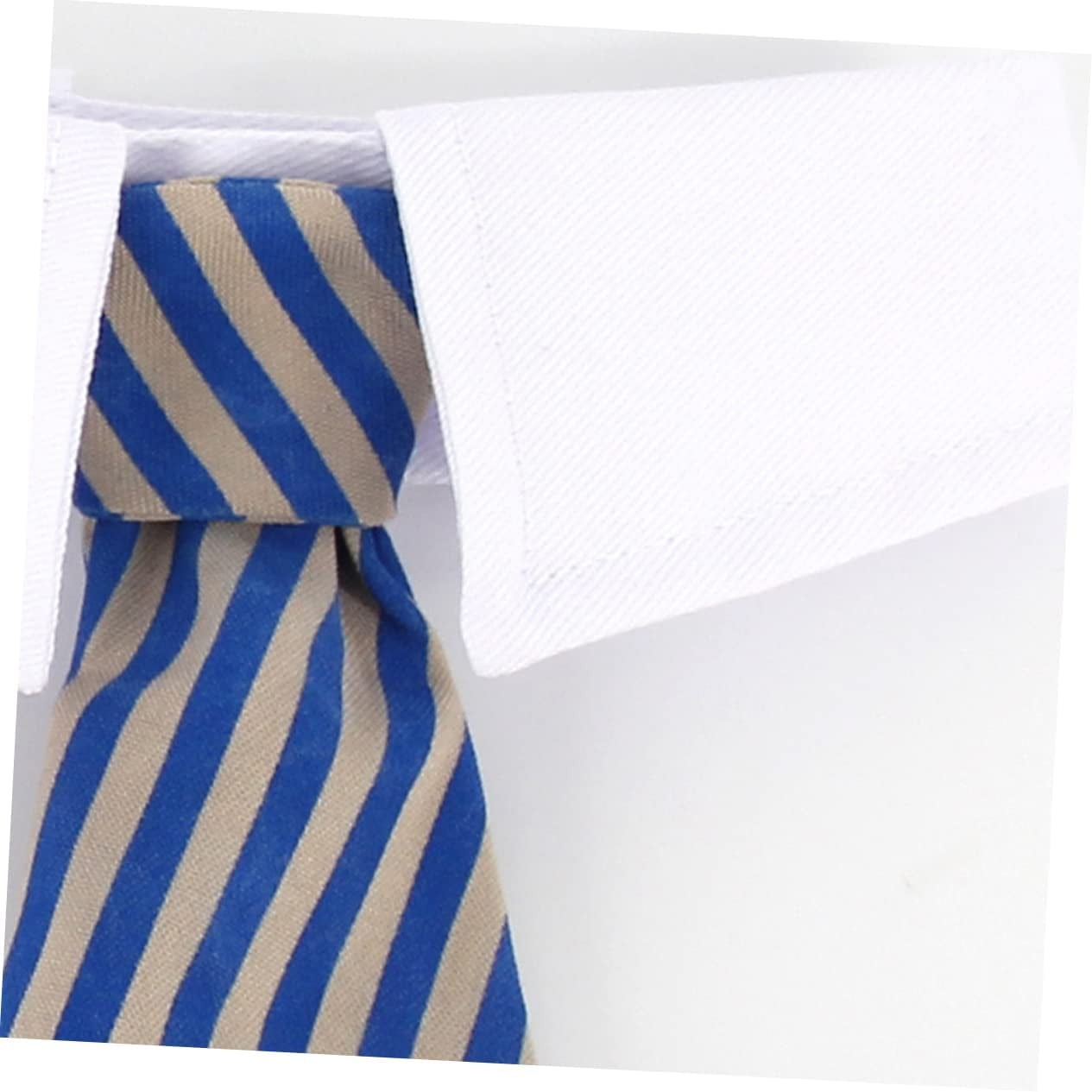 Balacoo Puppy Collars Tie Wedding Grooming - Cat & Grey Necktie White Bow Blue Accessories Size Party Costume Dog for with Dogs Pet Adjustable Pets Stripes Neckties L Collar Small Puppy Puppy Collar Animals & Pet Supplies > Pet Supplies > Dog Supplies > Dog Apparel Balacoo   