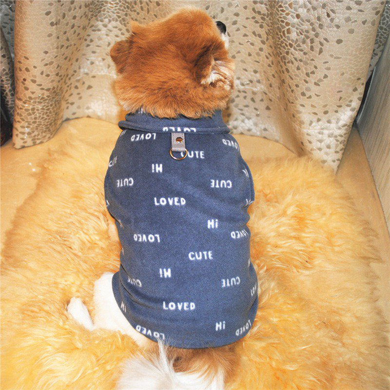 Dog Sweater, Soft Fleece Vest with Leash Ring Pullover Jacket Winter Pet Dog Clothes for Puppy Small Dog Cat Teddy Chihuahua Yorkshire for Christmas Animals & Pet Supplies > Pet Supplies > Cat Supplies > Cat Apparel Vicooda   