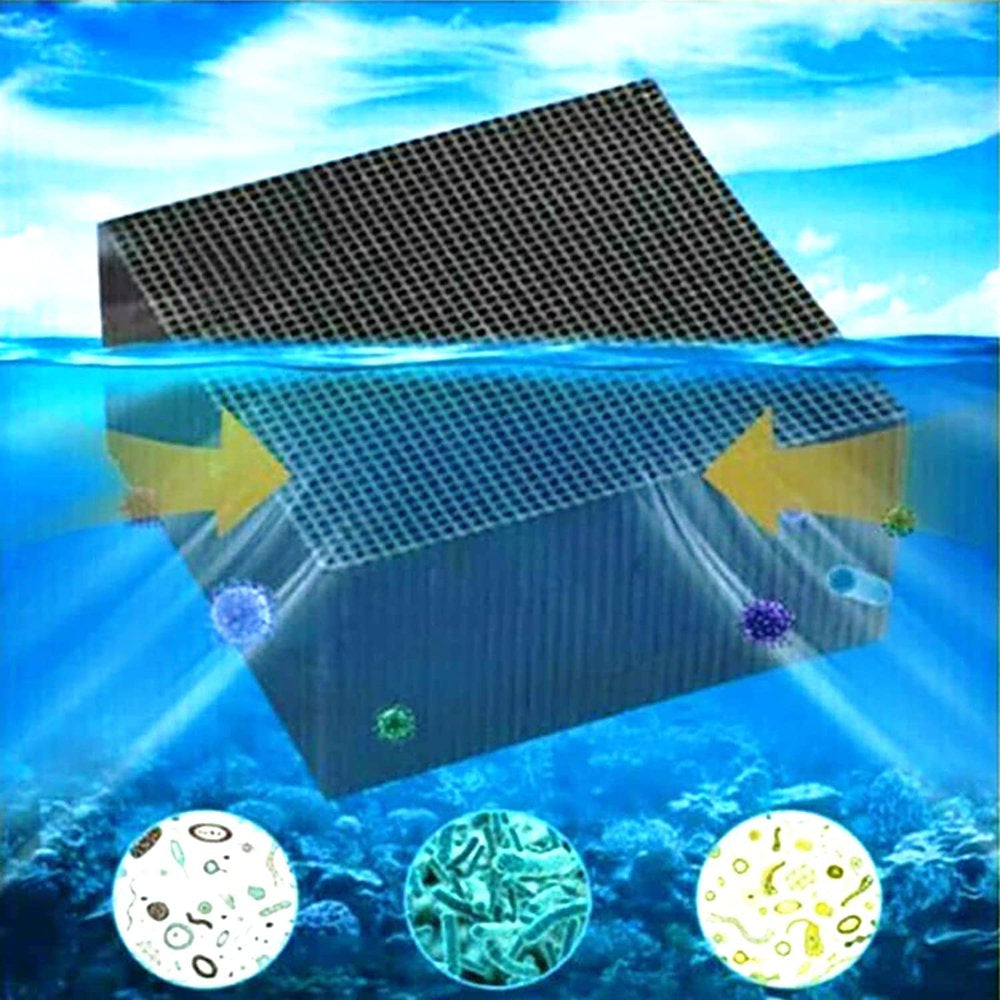 Mntiln Water Purifier Cube, Ultra Strong Activate Carbon Water Purification Filter, Reusable Activated Carbon Water Purifier, Aquarium Water Purifier Cube for Fish Tank, Ponds, Horse Water Trough Animals & Pet Supplies > Pet Supplies > Fish Supplies > Aquarium Filters jinkunde   