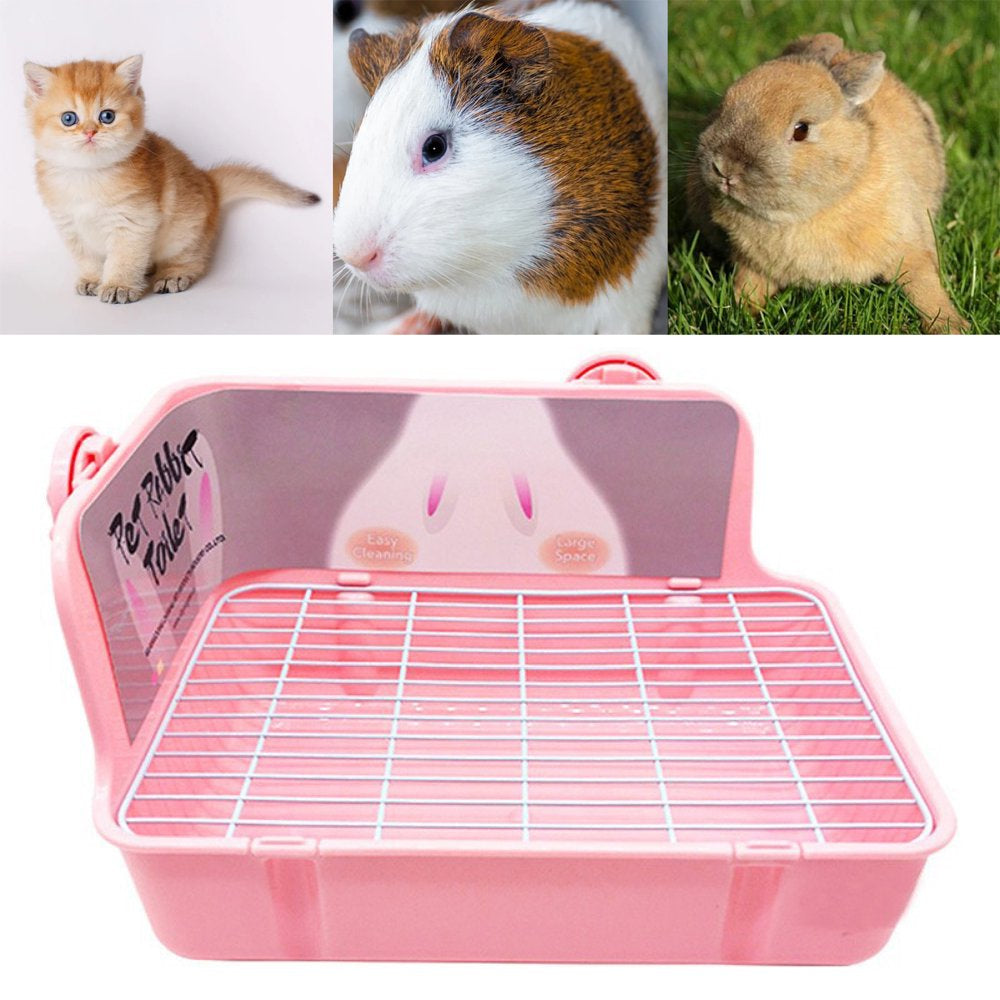 Shangqer Rabbit Litter Box Bite Resistant Stability Compact Small Animals Litter Bedding Toilet Box Guinea Pig Animals & Pet Supplies > Pet Supplies > Small Animal Supplies > Small Animal Bedding Shangqer   