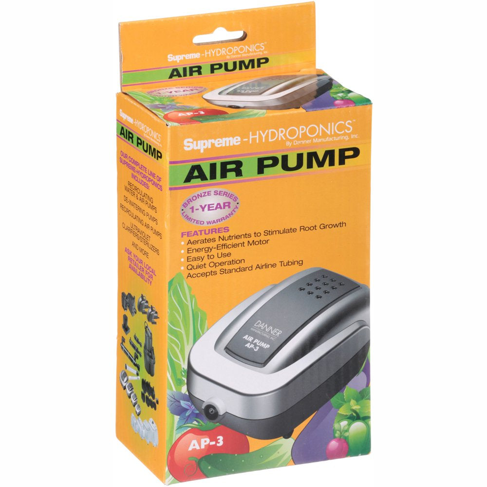 Danner Manufacturing, Inc. Suprem Oxy-Flo, Low Volume Air Pumps 3W, Air Pump 3, #40513