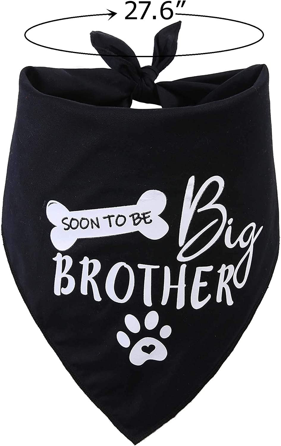 Big Brother Dog Bandana Reversible Triangle Bibs Pet Scarf Animals & Pet Supplies > Pet Supplies > Dog Supplies > Dog Apparel Pawskido   