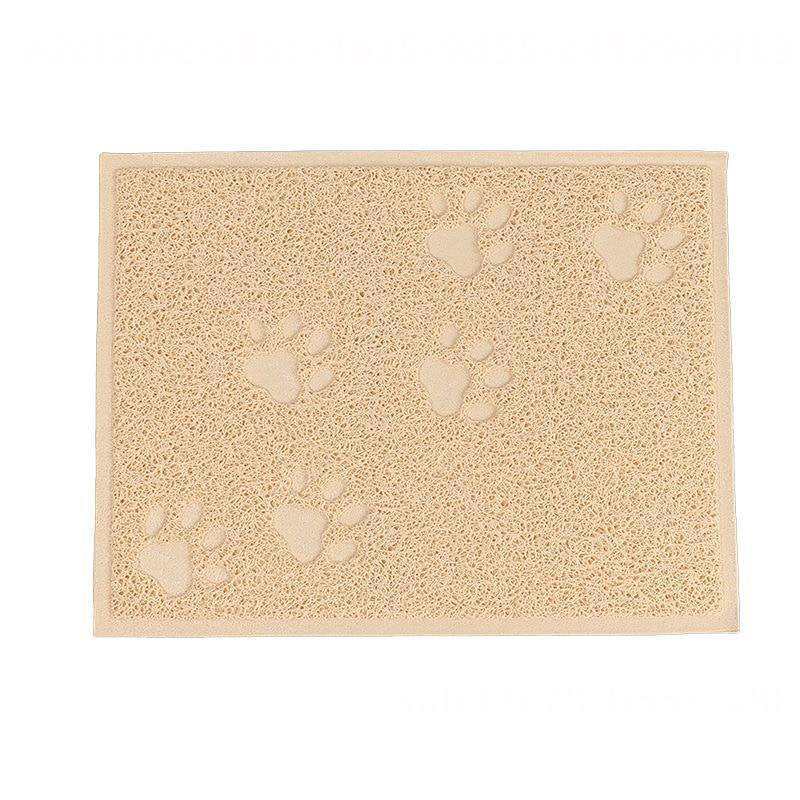 Cat Litter Mat Rectangular Base Plate, Waterproof Cat Litter Mat Accessories Suitable for Cat Litter Box round Placemat, Eco-Friendly Bamboo Grain PVC Oval Placemat 45*32.5Cm Animals & Pet Supplies > Pet Supplies > Cat Supplies > Cat Litter Box Mats Ciaoed   