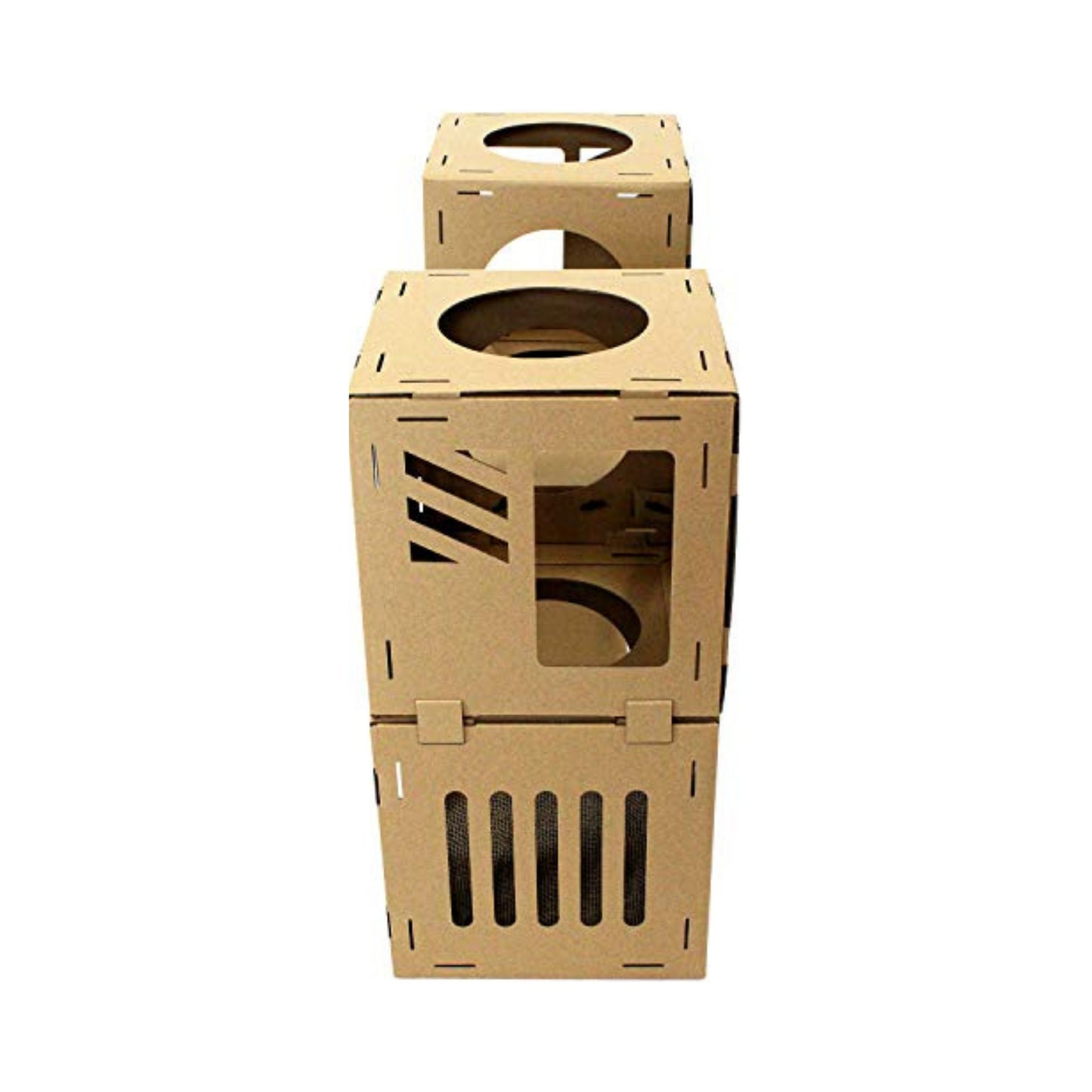 Midlee Cardboard Cat Climbing House Furniture- 2 Tower W/Scratching Pads Animals & Pet Supplies > Pet Supplies > Cat Supplies > Cat Furniture Midlee   