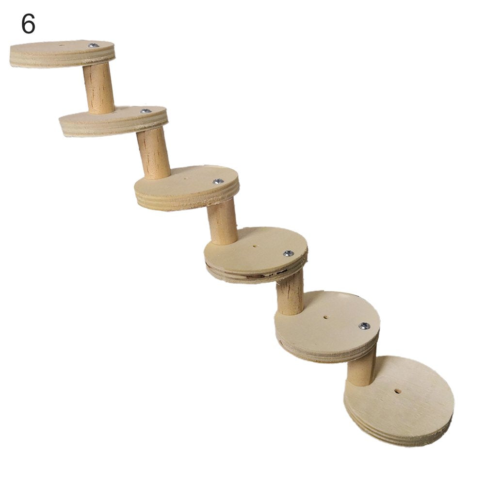 AURORA TRADE Pet Bird Ladder Toys, 1 Set Wood Ladder High Stability Detachable Solid Climbing Stairs Birds Parrot Exercise Perches Stand for Pet Hamster Training Playing Animals & Pet Supplies > Pet Supplies > Bird Supplies > Bird Ladders & Perches AURORA TRADE   