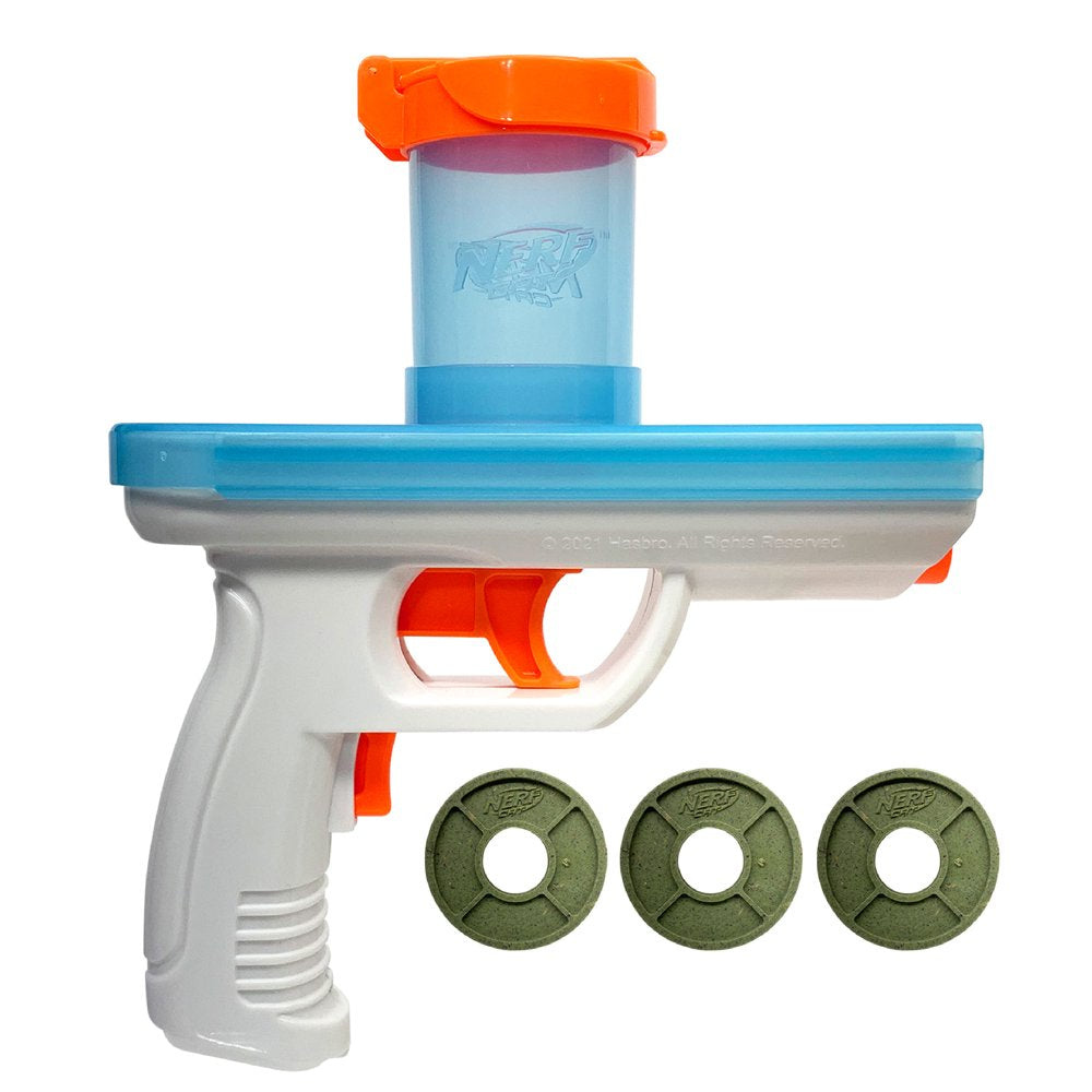 Nerf Cat Catnip Disc Treat Blaster Cat Toy with 3 Catnip Discs Animals & Pet Supplies > Pet Supplies > Cat Supplies > Cat Toys Gramercy Products Inc.   