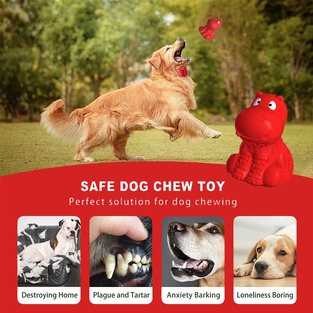 Valr Squeaky Dog Toys for Aggressive Chewers Rubber Interactive