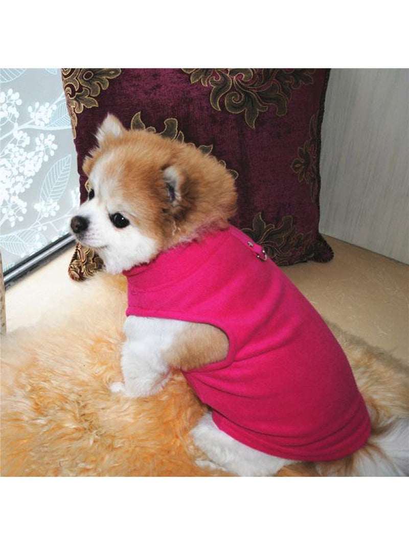 Pet Dog Warm Coat Sweater Puppy Fleece Jacket Outwear Apparel Animals & Pet Supplies > Pet Supplies > Dog Supplies > Dog Apparel Catlerio   