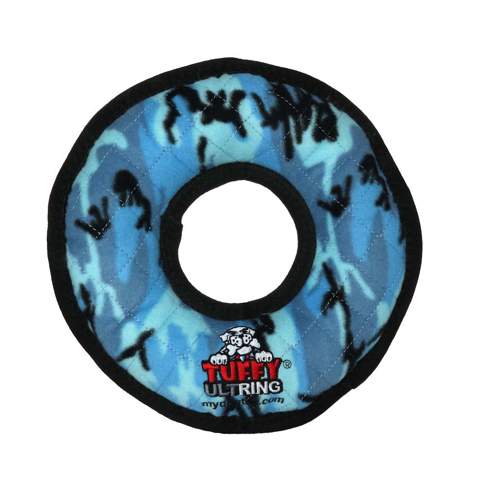 Tuffy Ultimate Ring Camo Blue, Durable Dog Toy Animals & Pet Supplies > Pet Supplies > Dog Supplies > Dog Toys VIP Products   