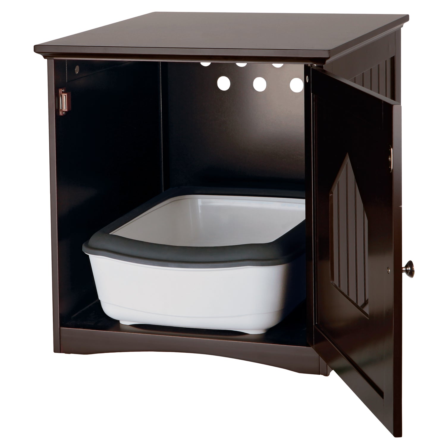 TRIXIE Litter Box Enclosure-Indoor Pet Home, Espresso-Brown Animals & Pet Supplies > Pet Supplies > Cat Supplies > Cat Furniture TRIXIE   