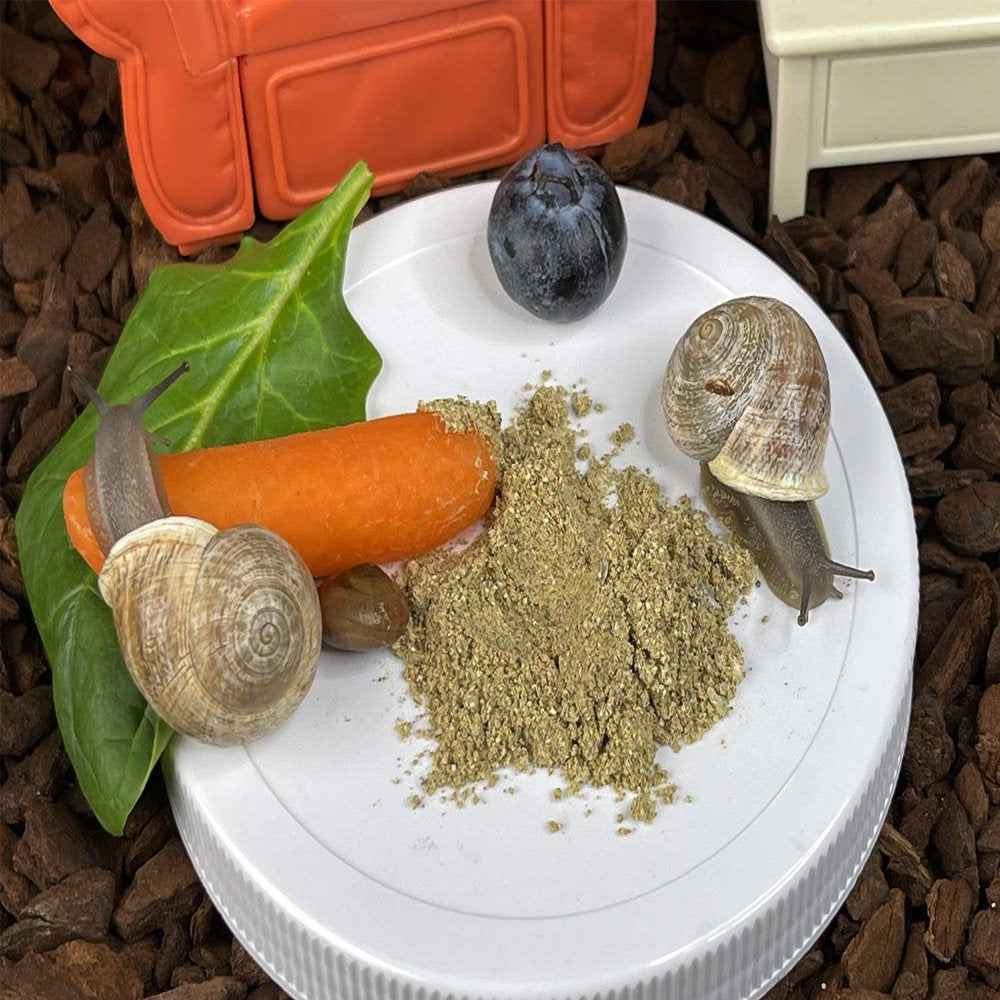 Fruit Flavored Pet Land Snail Food - Tasty High-Protein, Calcium Blend for Snails, Easy Addition to Your Garden Snails Terrarium or Snail Habitat Animals & Pet Supplies > Pet Supplies > Small Animal Supplies > Small Animal Food Southside Plants   