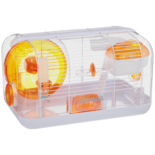 Habitrail Cristal Hamster Cage, Small Animal Habitat with Hamster Wheel, Water Bottle and Hideout Animals & Pet Supplies > Pet Supplies > Small Animal Supplies > Small Animal Habitats & Cages Roft C. Hagen Corp.   