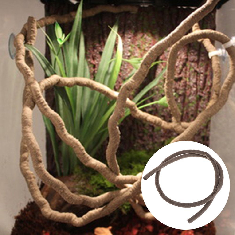 HOTYA Flexible Jungle Climber Long Vine Pet Habitat Decoration for Reptiles Amphibians
