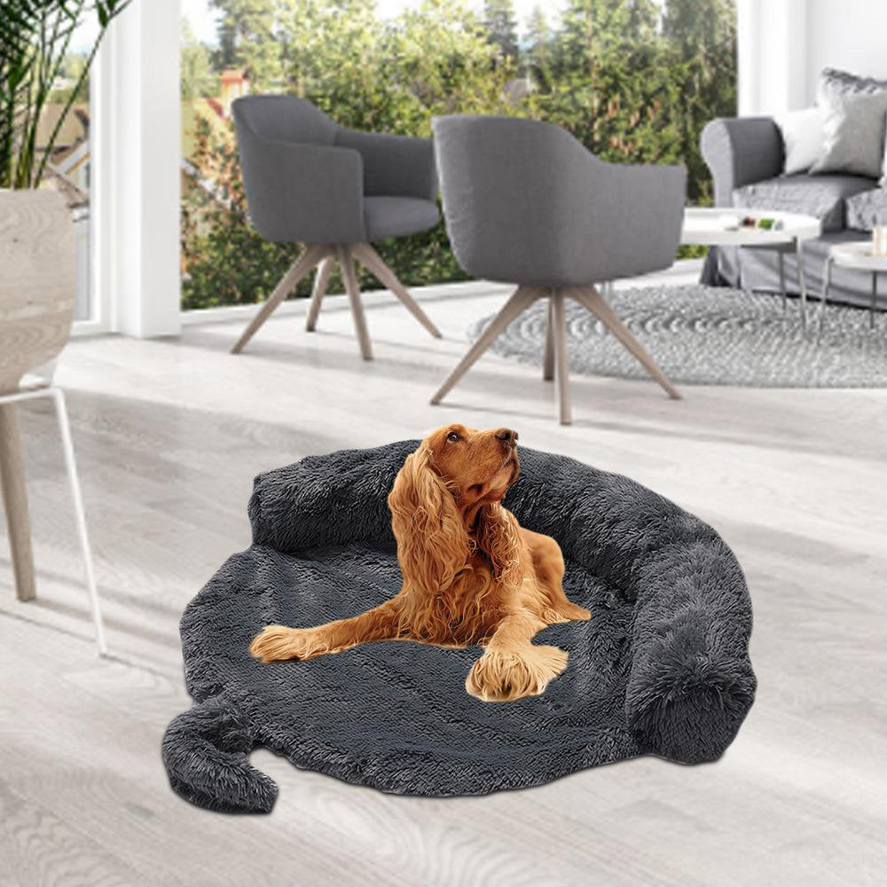 IMSHIE Plush Cat Dog Bed, Soft Comfortable Pet Plush Cushion Mats, Sleeping Warming Sofa Beds for Pets, Washable Kennel with Anti-Slip Bottom for Cats Puppy Small Animals Economical Animals & Pet Supplies > Pet Supplies > Dog Supplies > Dog Kennels & Runs IMSHIE   