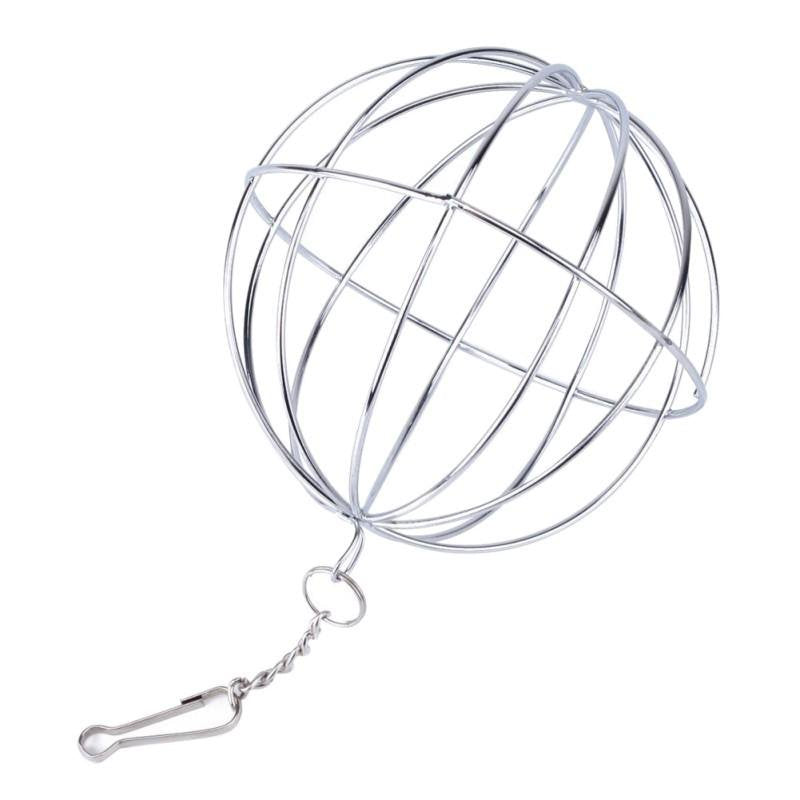 Hay Manger Food Ball Stainless Steel Plating Grass Rack Ball for Rabbit Guinea Pig Pet Hamster Pet Supplies Animals & Pet Supplies > Pet Supplies > Small Animal Supplies > Small Animal Food Popvcly   