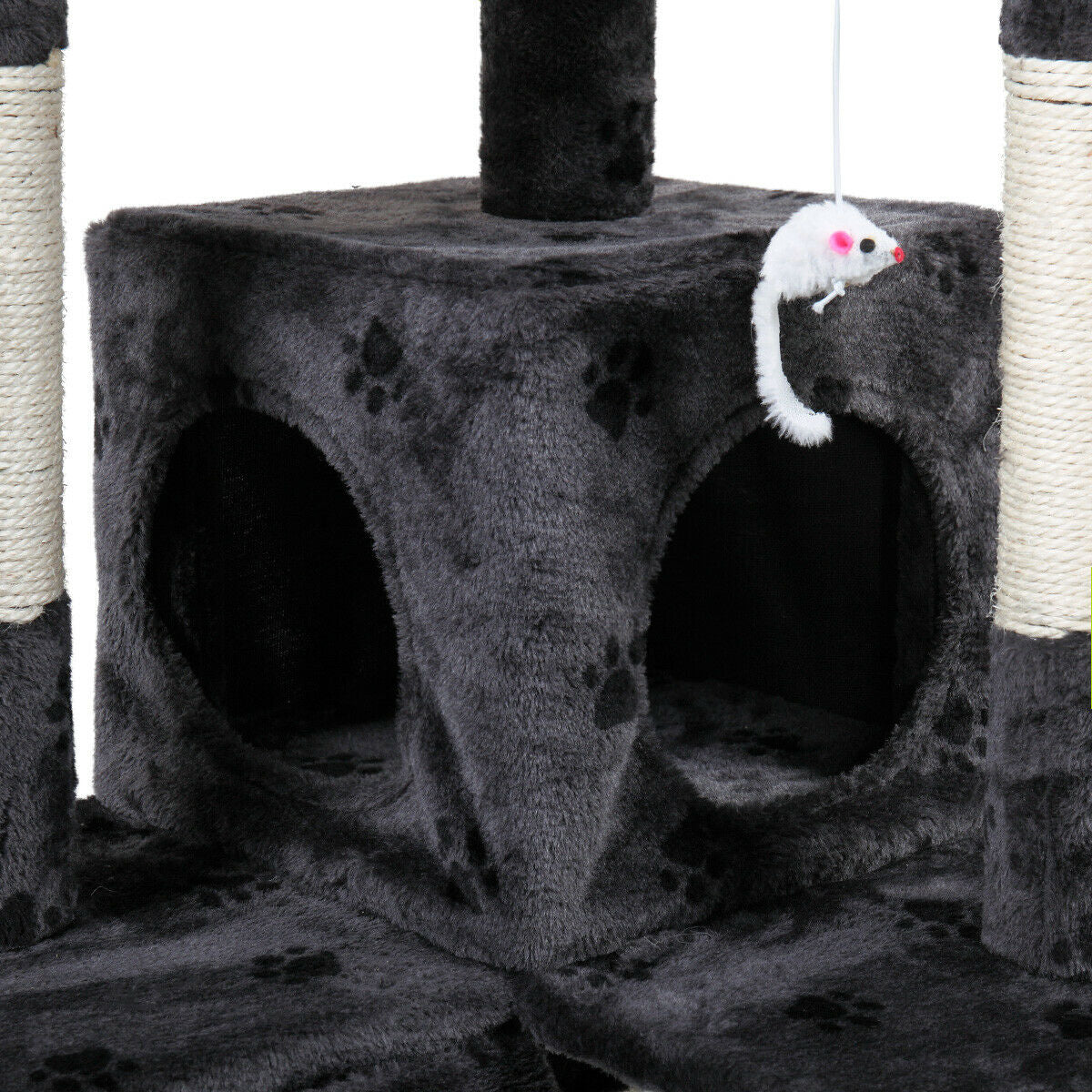 Veryke 67" Cat Tree, Cat Towers and Condo Furniture for Kitten, Activity Tower for Pet Kitty, Play House with Scratching Posts, Gray Animals & Pet Supplies > Pet Supplies > Cat Supplies > Cat Furniture Veryke   