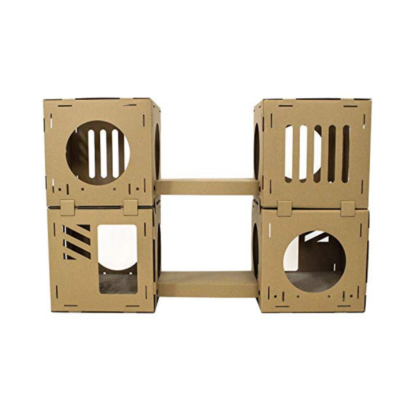 Midlee Cardboard Cat Climbing House Furniture- 2 Tower W/Scratching Pads Animals & Pet Supplies > Pet Supplies > Cat Supplies > Cat Furniture Midlee   