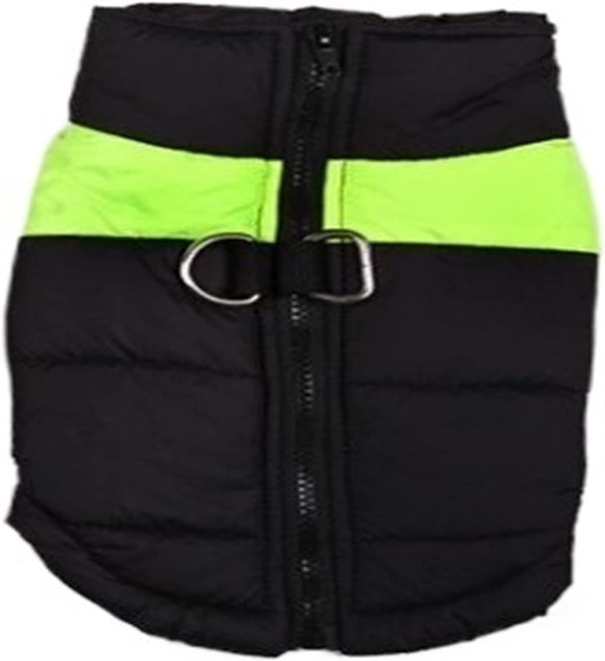 Keffiyeh Pet Vest Dog Clothes for Small Medium Large Dogs Zipper Jacket Coat Pet Clothes (Color : Bright Green, Size : 3X-Large) Animals & Pet Supplies > Pet Supplies > Dog Supplies > Dog Apparel keffiyeh   