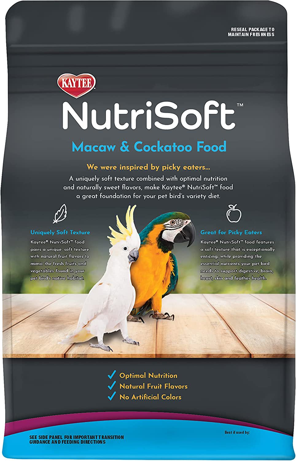 Kaytee Nutri Soft Pet Macaw & Cockatoo Bird Food, 3 Pound Animals & Pet Supplies > Pet Supplies > Bird Supplies > Bird Food '- XMGHTU -   