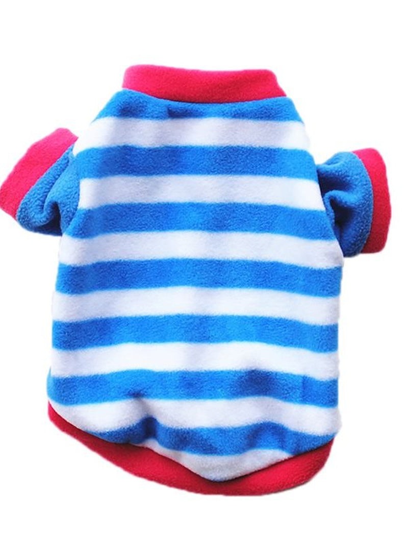 Small Pet Dog Fleece Vest Warm Shirt Coat Puppy Sweater Winter Apparel Clothes Animals & Pet Supplies > Pet Supplies > Dog Supplies > Dog Apparel Malory S Blue 