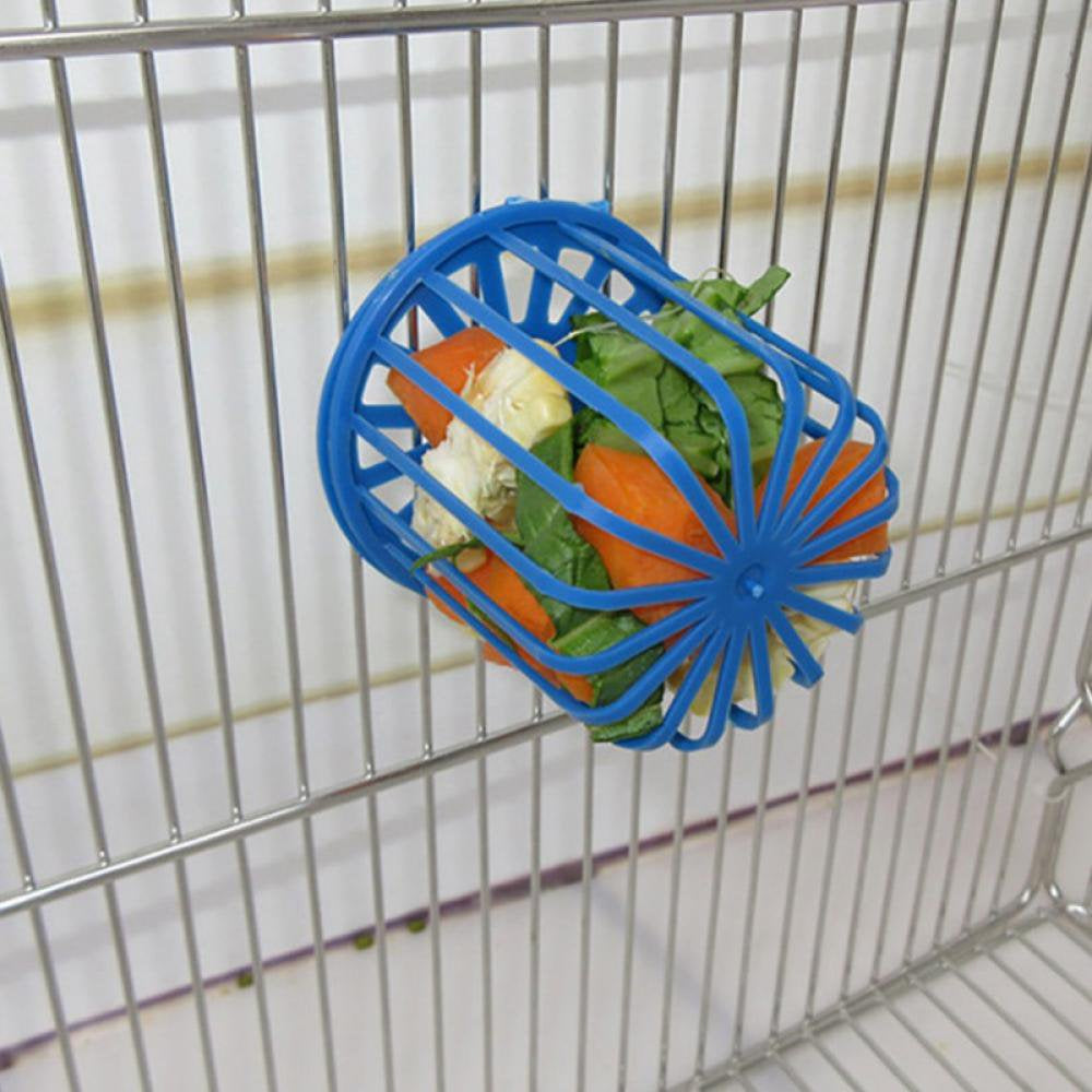 Creative Multi-Purpose Cage Hanging Toys Bird Fruit Vegetable Feeder Basket Cage Hanging Parrot Feeder Pet Feeding Supplies Animals & Pet Supplies > Pet Supplies > Bird Supplies > Bird Toys PRAETER   