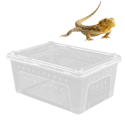 Sunjoy Tech Reptile Breeding Box - Amphibian Insect Reptile Habitat, Snake Turtle Habitat, Reptile Feeding Case for Crayfish Crab Animals & Pet Supplies > Pet Supplies > Small Animal Supplies > Small Animal Habitat Accessories Sunjoy Tech 3PCS  