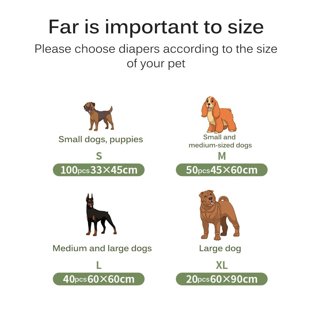 Puppy Potty Training Pet Pads Dog Diaper Disposable Super Absorbent and Leak-Free Pee Mat Quick Drying Cat Pee Pad Convenient Training Pet Mat for Dogs Cats Rabbits Pets Animals & Pet Supplies > Pet Supplies > Dog Supplies > Dog Diaper Pads & Liners Dog Pee Pad   