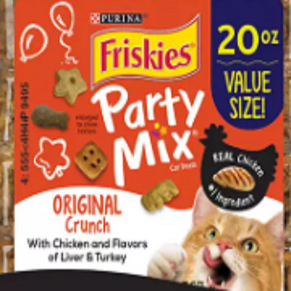 Purina Friskies Cat Treats Party Mix, 2 Pk./20 Oz. Animals & Pet Supplies > Pet Supplies > Cat Supplies > Cat Treats Purina   