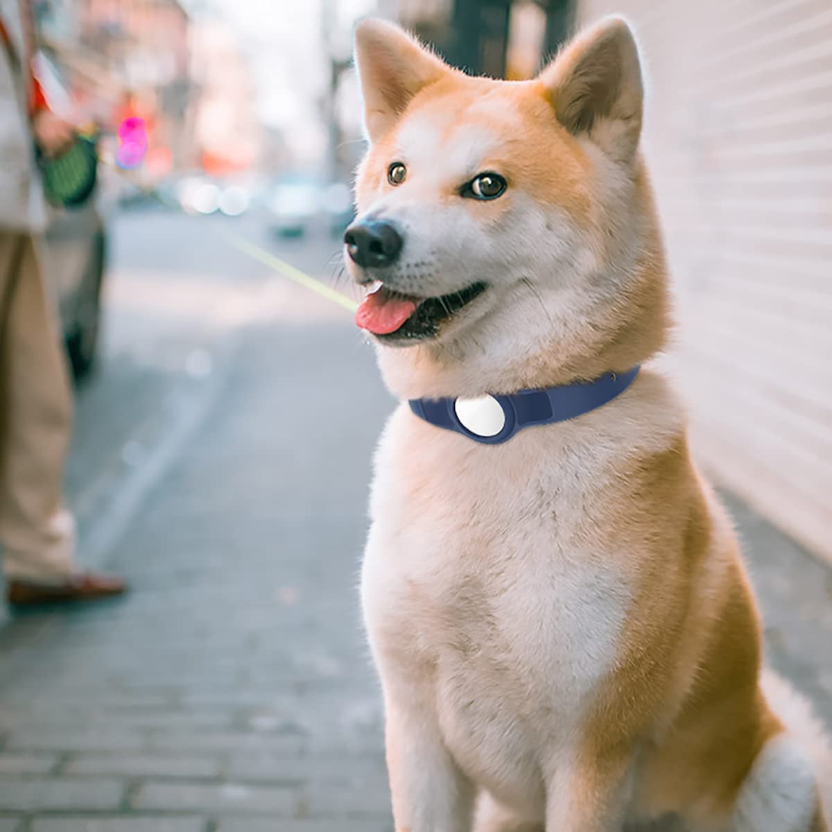 Mutural for Airtag Case 2021 ,Soft Silicone Dog Collar for Airtag ,Anti-Lost Lightweight Pet Collar ,Adjust and Easy-To-Clean Durable in Use-Black Electronics > GPS Accessories > GPS Cases Mutural   