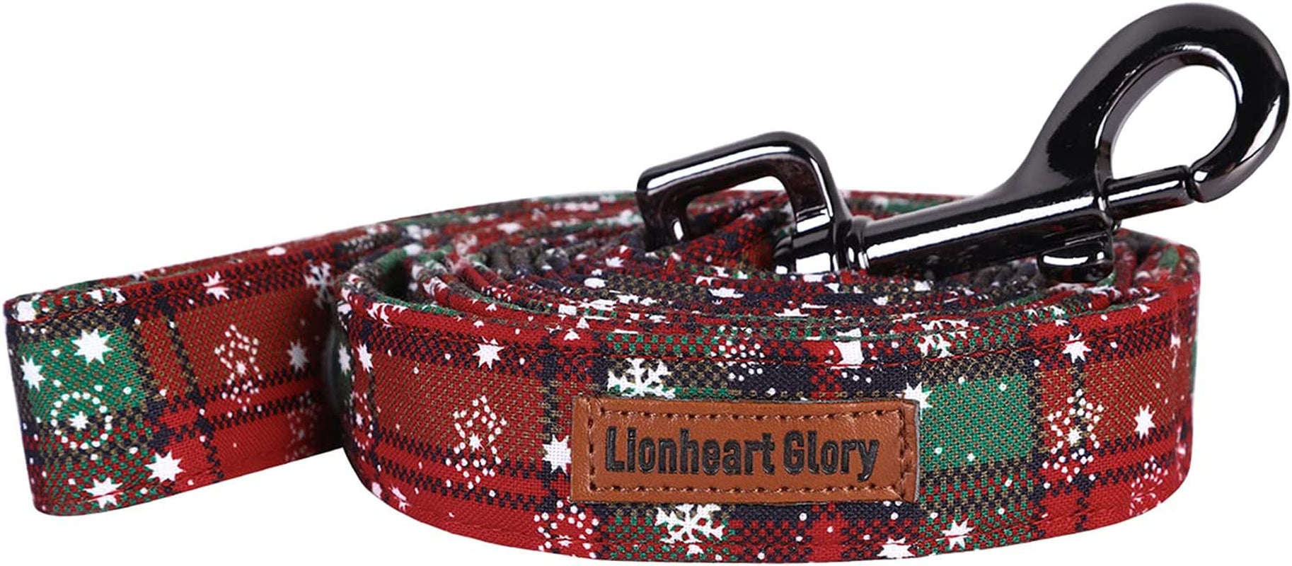 Lionheart Glory Floral Rose Print Dog Collar Adjustable Soft Dog Collar with Bowtie, Girl Pet Collars for X-Small Small Medium Large Dogs Animals & Pet Supplies > Pet Supplies > Dog Supplies > Dog Apparel Lionheart glory L:Red&Green Grid X-Small (Pack of 1） 