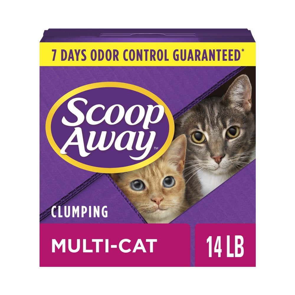 Scoop Away Multi-Cat, Scented Cat Litter Animals & Pet Supplies > Pet Supplies > Cat Supplies > Cat Litter The Clorox Company 14 lbs  