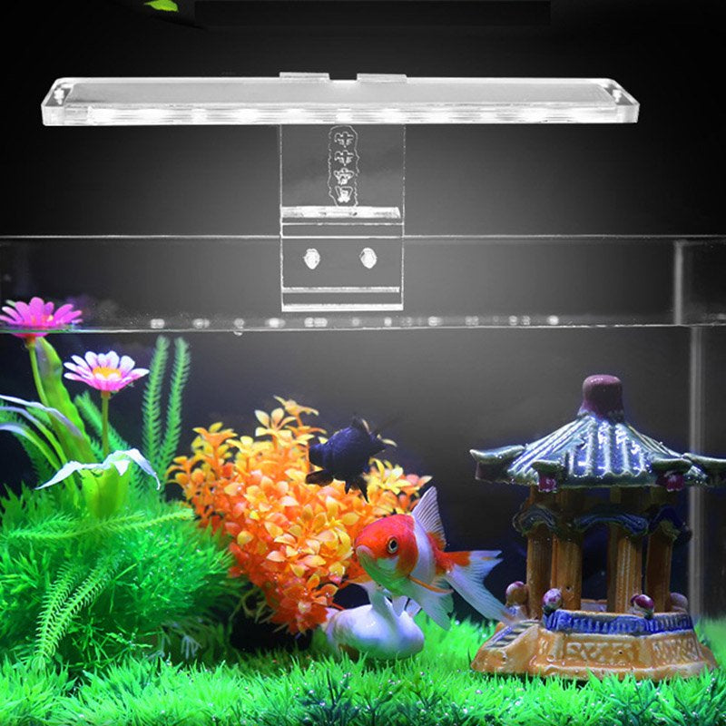 LED Aquarium Lamp Plant Light Fits Tanks 3-8MM Thickness Aquatic Lamp Aquarium Bracket Light New Animals & Pet Supplies > Pet Supplies > Fish Supplies > Aquarium Lighting GETNOIVAS   