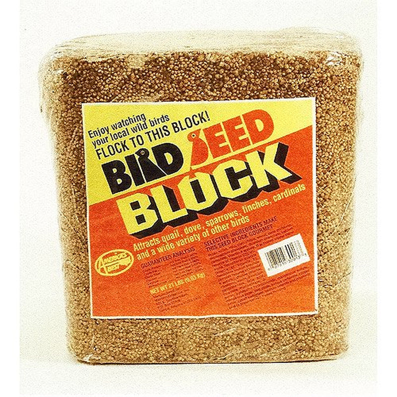 Arizona'S Best Bird Seed Block, for Quail, Dove, Finches and More, 21 Lbs.