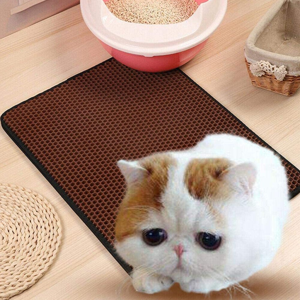 Cat Litter Trapper Litter Mat, Cat Mat, Litter Box Mat Water Proof Layer and Puppy Pad Option. Animals & Pet Supplies > Pet Supplies > Cat Supplies > Cat Litter Box Mats Miruku   