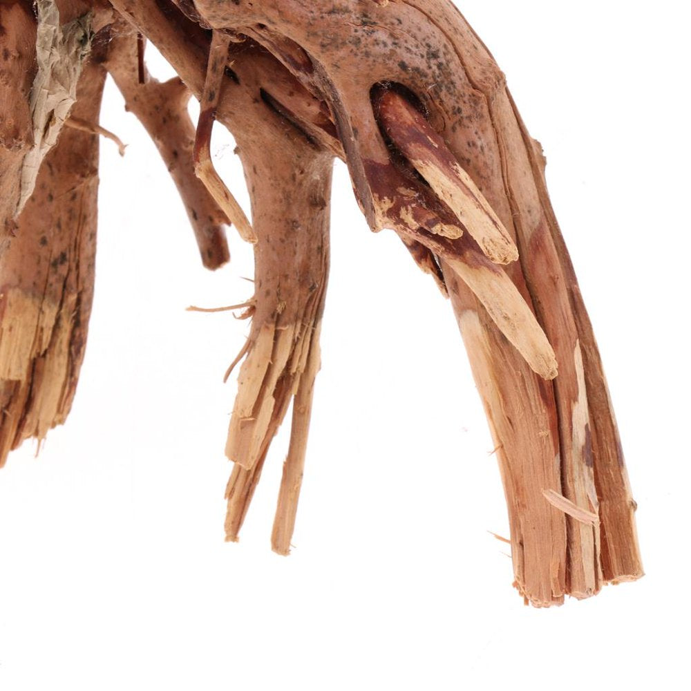 Natural Rhododendron Wood with Artificial Vine Leaf- Creates Natural-Looking Habitat for Reptile and Amphibian-Décor & Climbing Toy for Chameleons, Frogs, Geckos, S Animals & Pet Supplies > Pet Supplies > Small Animal Supplies > Small Animal Habitat Accessories Gazechimp   