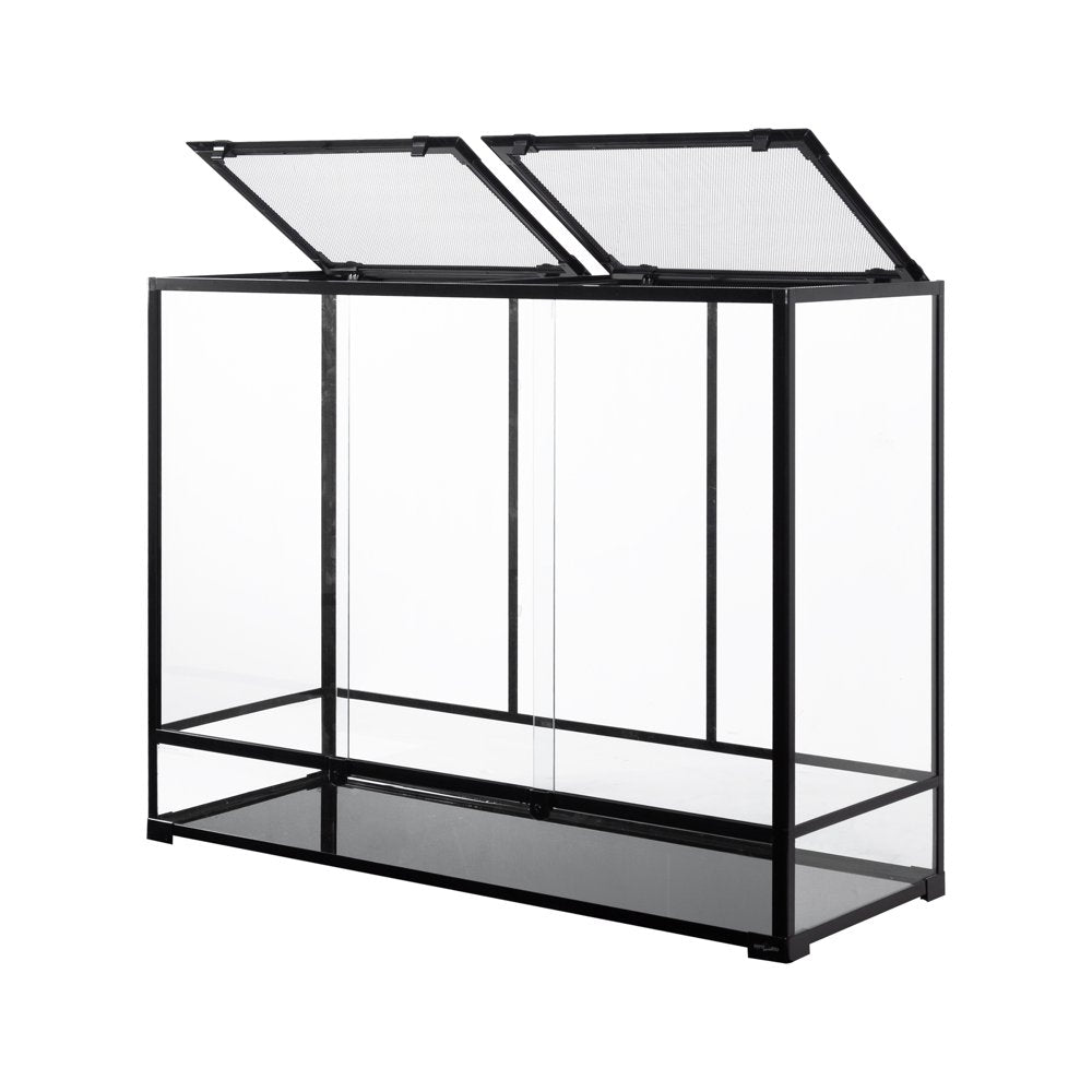 REPTI-ZOO Reptile Glass Terrarium, 48" X 18" X 36" Sliding Doors Reptile Terrarium, 135 Gallon Animals & Pet Supplies > Pet Supplies > Reptile & Amphibian Supplies > Reptile & Amphibian Substrates ETAN PET SUPPLIES INC   