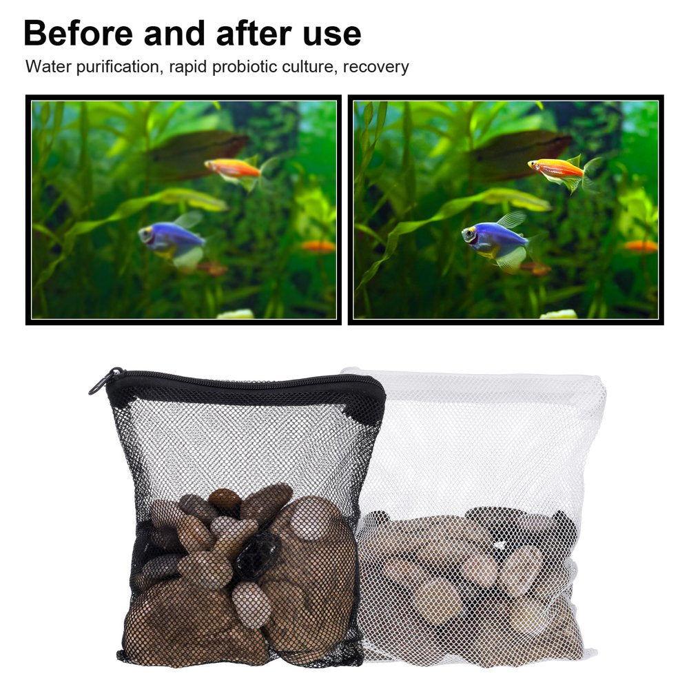 Taihexin 24 Pack 7.79" X 5.59"Aquarium Filter Media Bags, Fish Tank Mesh Bags with Zipper for Activated Carbon Biospheres Ceramic Rings Animals & Pet Supplies > Pet Supplies > Fish Supplies > Aquarium Filters TAIHEXIN   
