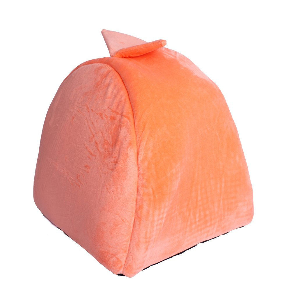 Armarkat Hooded Pet Cat Bed, Orange 14 X 12.5 In Animals & Pet Supplies > Pet Supplies > Cat Supplies > Cat Beds Aeromark Intl Inc   