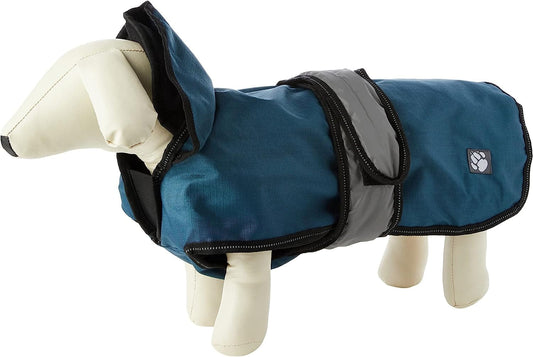 Danish Design 2-In-1 Light Reflective Dog Coat, 16-Inch, Blue Animals & Pet Supplies > Pet Supplies > Dog Supplies > Dog Apparel Danish Designs 40cm/15.75"  